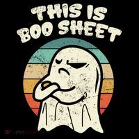 This Is Boo Sheet Ghost Retro Halloween Costume Women's Hoodie thumb 2
