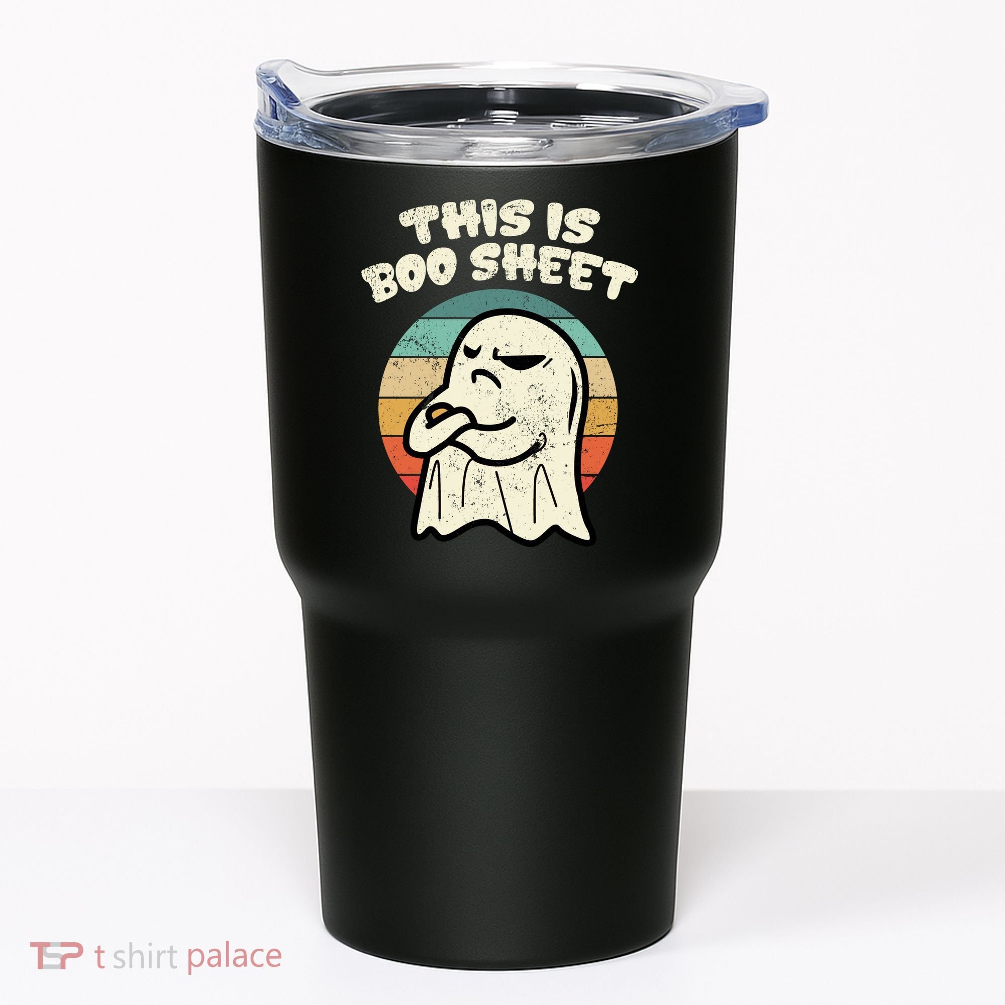 This Is Boo Sheet Ghost Retro Halloween Costume Tumbler