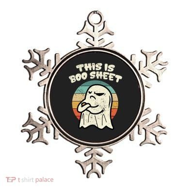 This Is Boo Sheet Ghost Retro Halloween Costume Ornament
