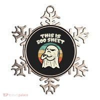This Is Boo Sheet Ghost Retro Halloween Costume Ornament thumb 0