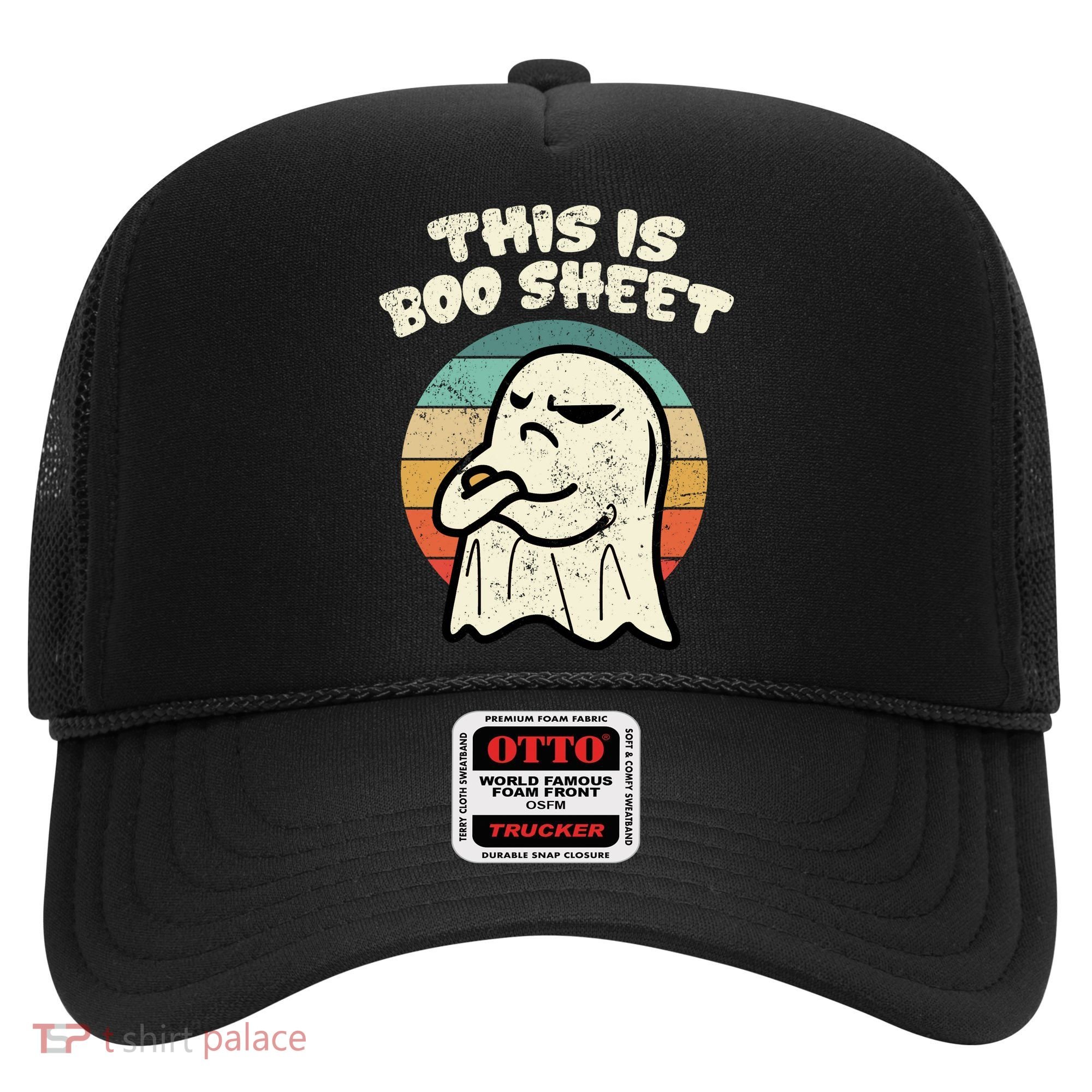 This Is Boo Sheet Ghost Retro Halloween Costume Hat
