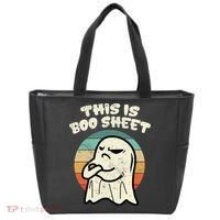 This Is Boo Sheet Ghost Retro Halloween Costume Tote Bag thumb 0
