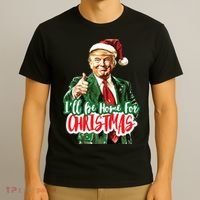 Trump ILl Be Home For Christmas T-Shirt thumb 3