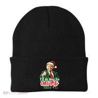 Trump ILl Be Home For Christmas Beanie thumb 0