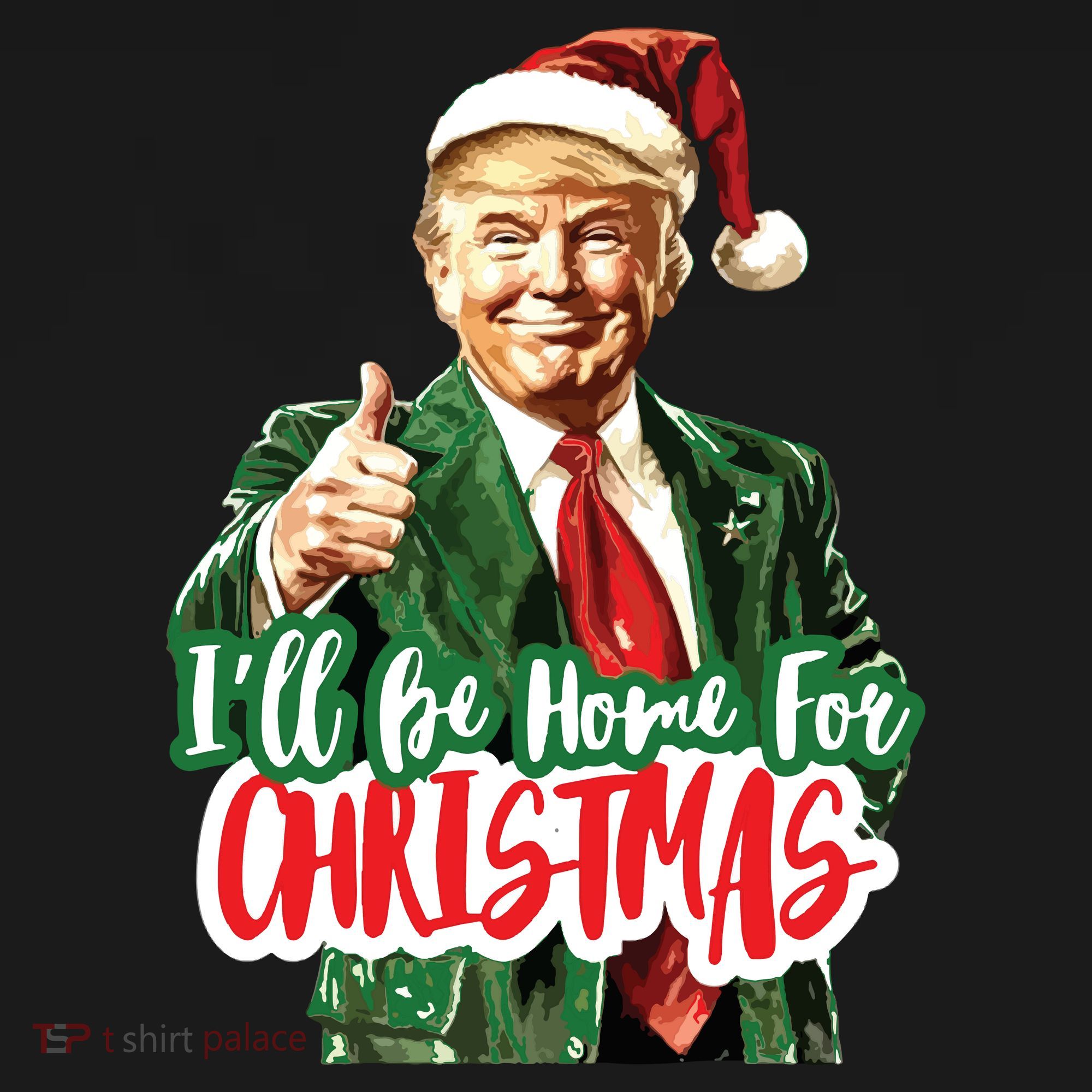 Trump ILl Be Home For Christmas Mousepad