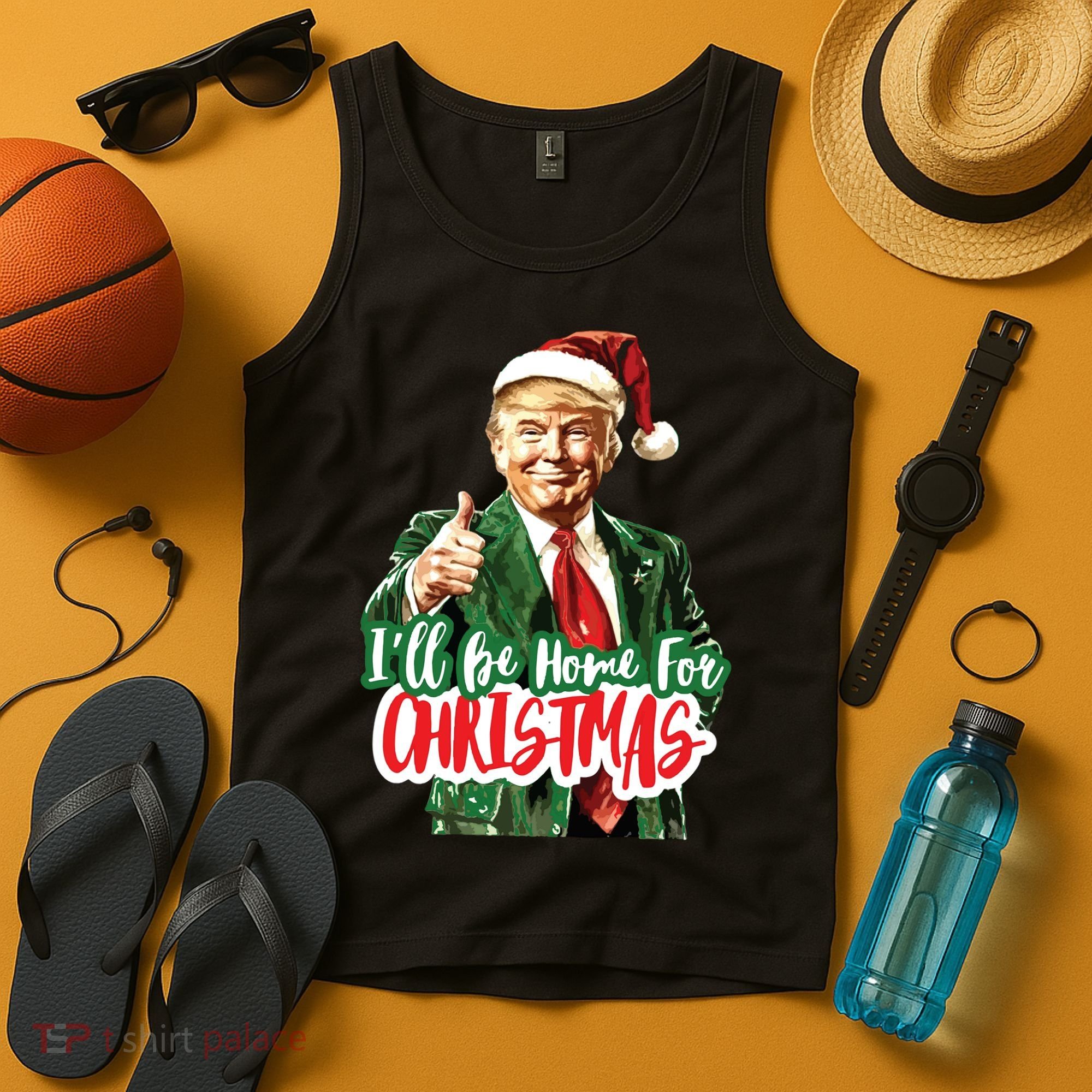 Trump ILl Be Home For Christmas Tank Top