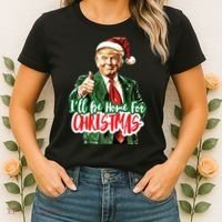 Trump ILl Be Home For Christmas Women's T-Shirt thumb 2