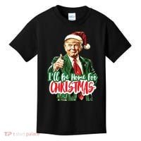 Trump ILl Be Home For Christmas Kids T-Shirt thumb 0