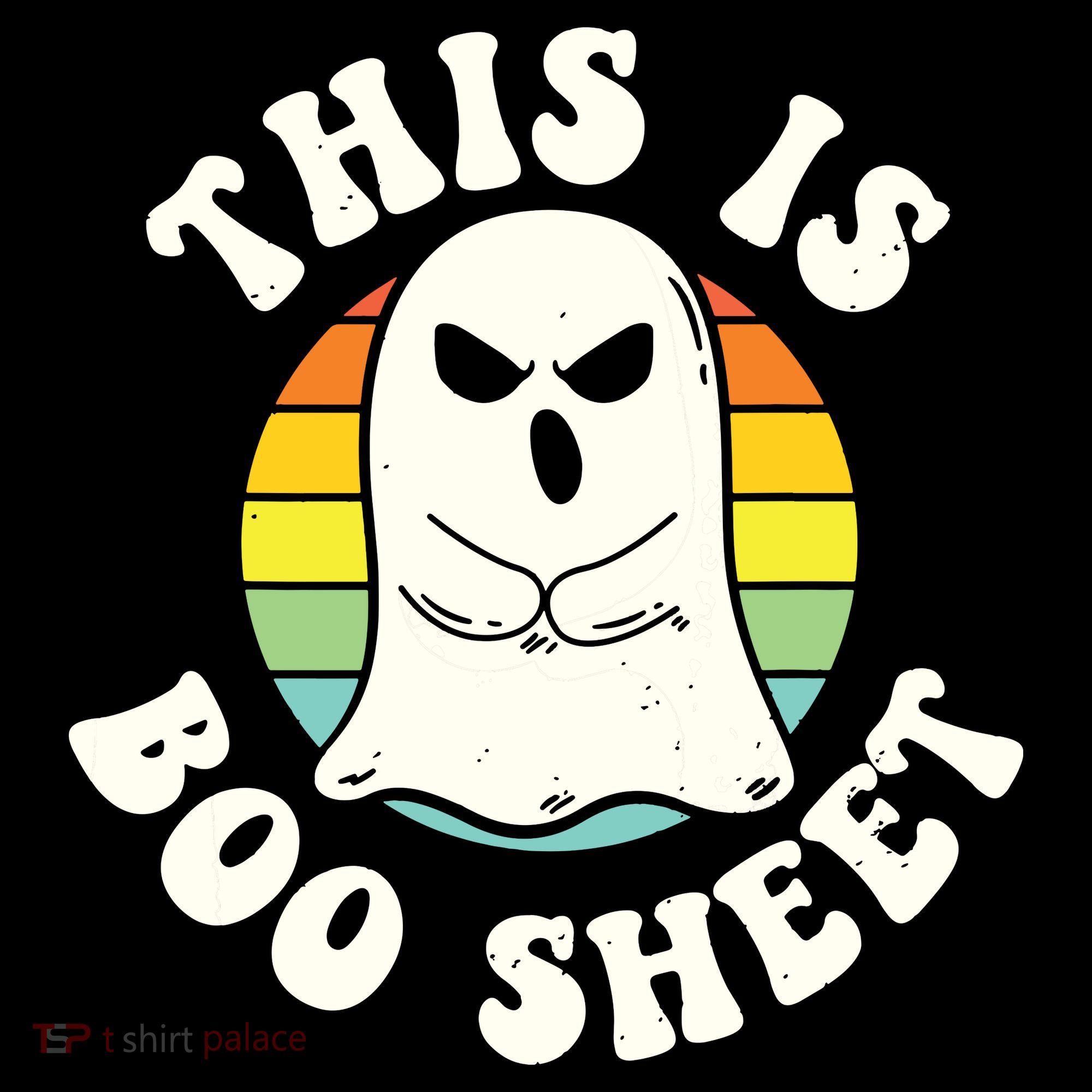 This Is Boo Sheet Ghost Retro Halloween Costume Ornament