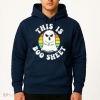 This Is Boo Sheet Ghost Retro Halloween Costume Hoodie thumb 2
