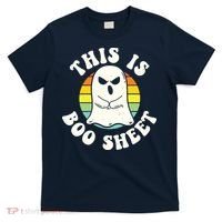 This Is Boo Sheet Ghost Retro Halloween Costume T-Shirt thumb 0