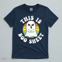This Is Boo Sheet Ghost Retro Halloween Costume T-Shirt thumb 5