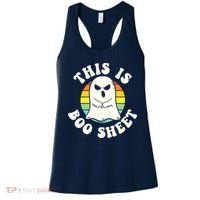 This Is Boo Sheet Ghost Retro Halloween Costume Women's Tank Top thumb 0