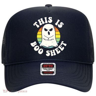This Is Boo Sheet Ghost Retro Halloween Costume Hat