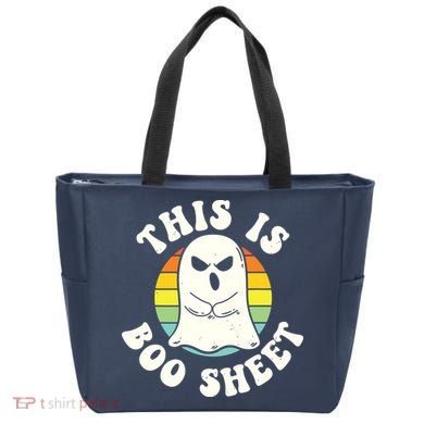 This Is Boo Sheet Ghost Retro Halloween Costume Tote Bag