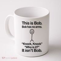 This Is Bob Bob Has No Arms Sarcastic Funny Coffee Mug thumb 0