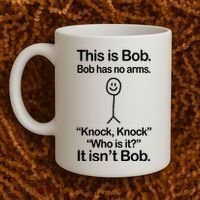 This Is Bob Bob Has No Arms Sarcastic Funny Coffee Mug thumb 2