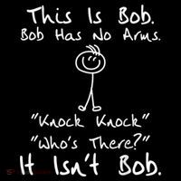 This Is Bob He Has No Arms Funny Knock Jokes Sarcastic Women's Hoodie thumb 2