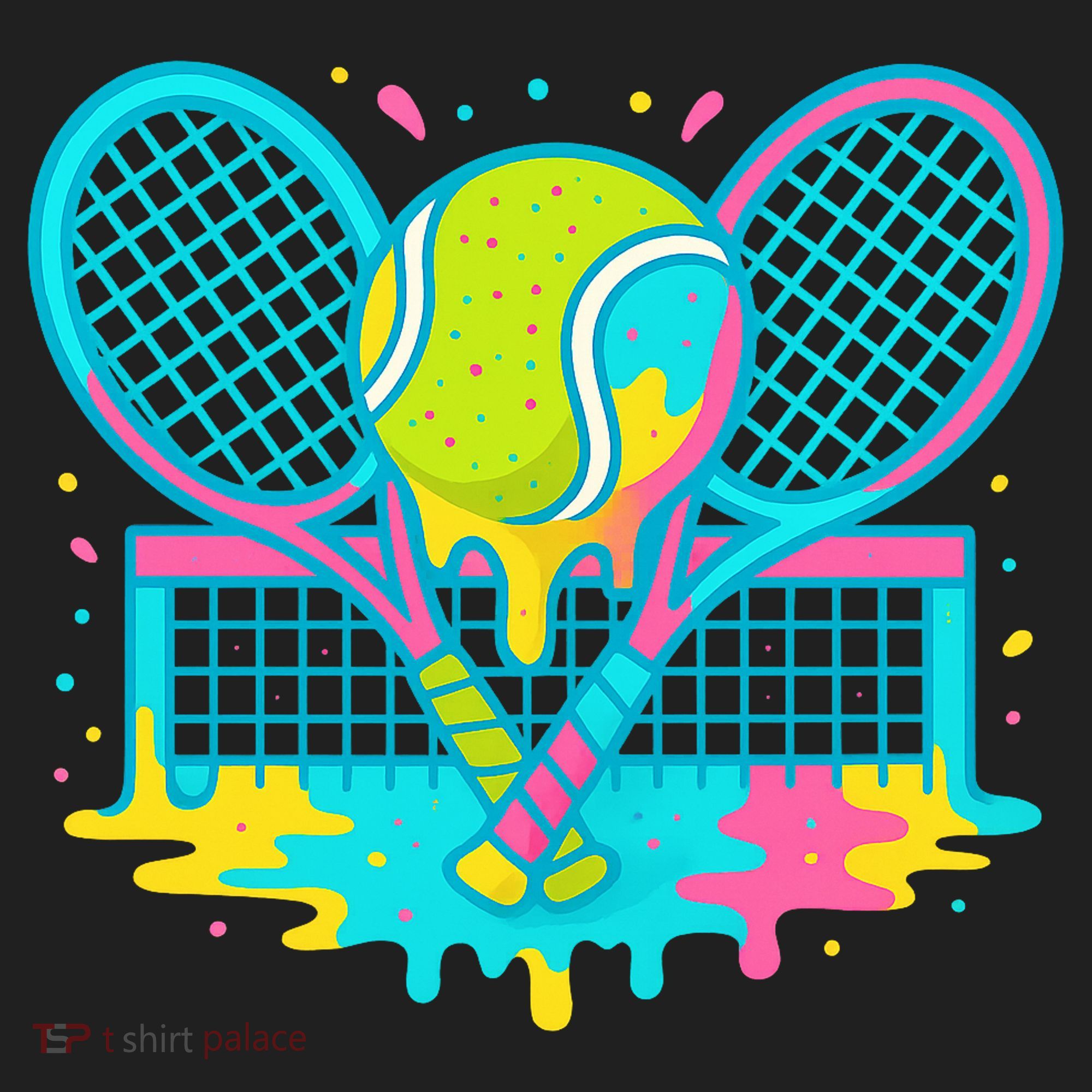 Tennis Ice Cream Drip Women's Sweatshirt
