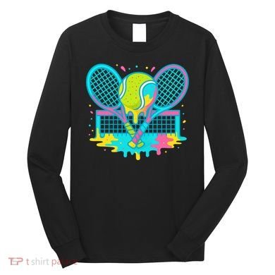 Tennis Ice Cream Drip Long Sleeve Shirt