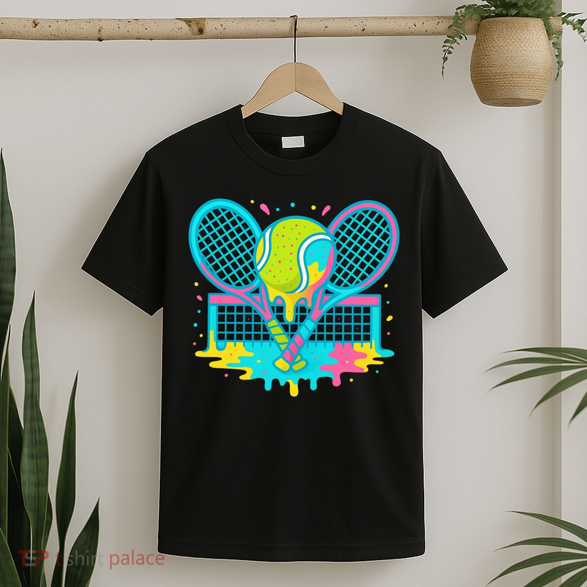 Tennis Ice Cream Drip T-Shirt