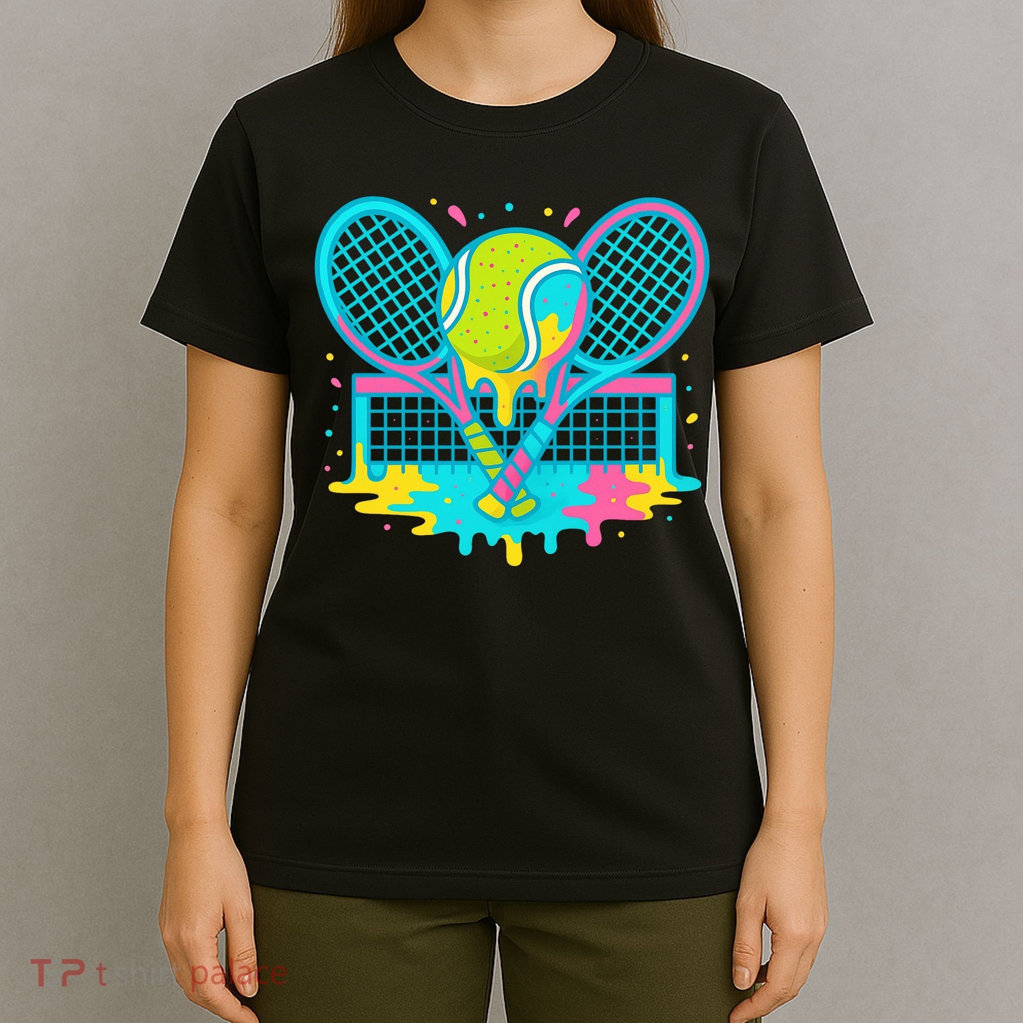 Tennis Ice Cream Drip T-Shirt