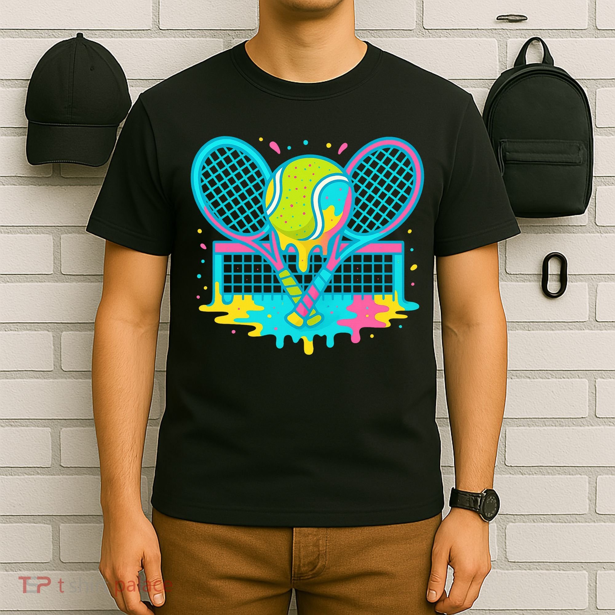 Tennis Ice Cream Drip T-Shirt