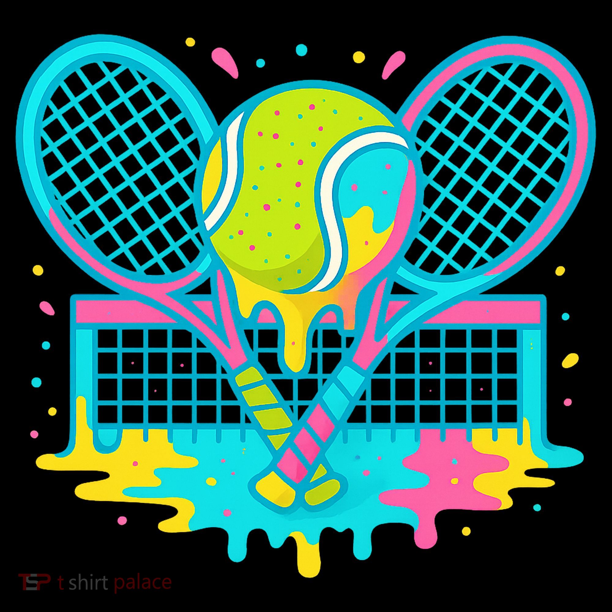 Tennis Ice Cream Drip Bucket Hat
