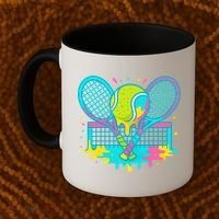 Tennis Ice Cream Drip Coffee Mug thumb 2