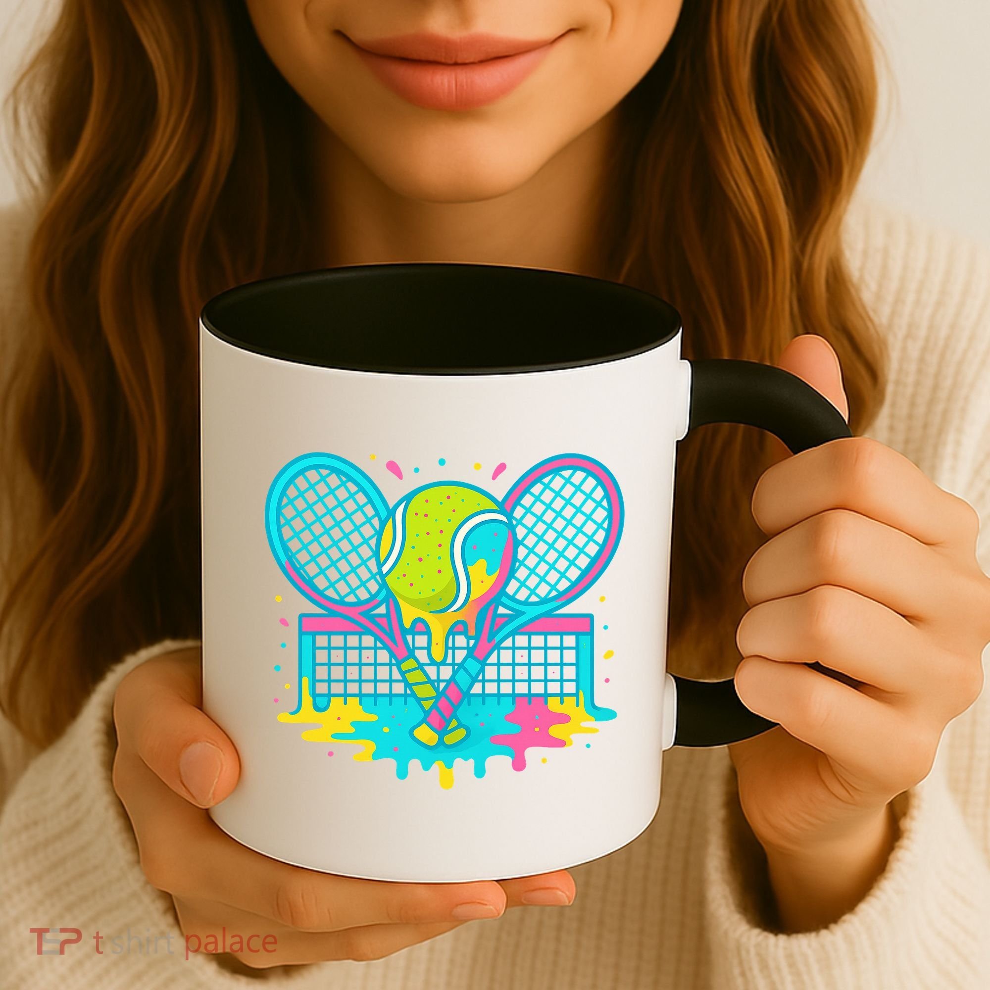 Tennis Ice Cream Drip Coffee Mug