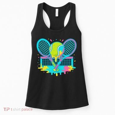 Tennis Ice Cream Drip Women's Tank Top