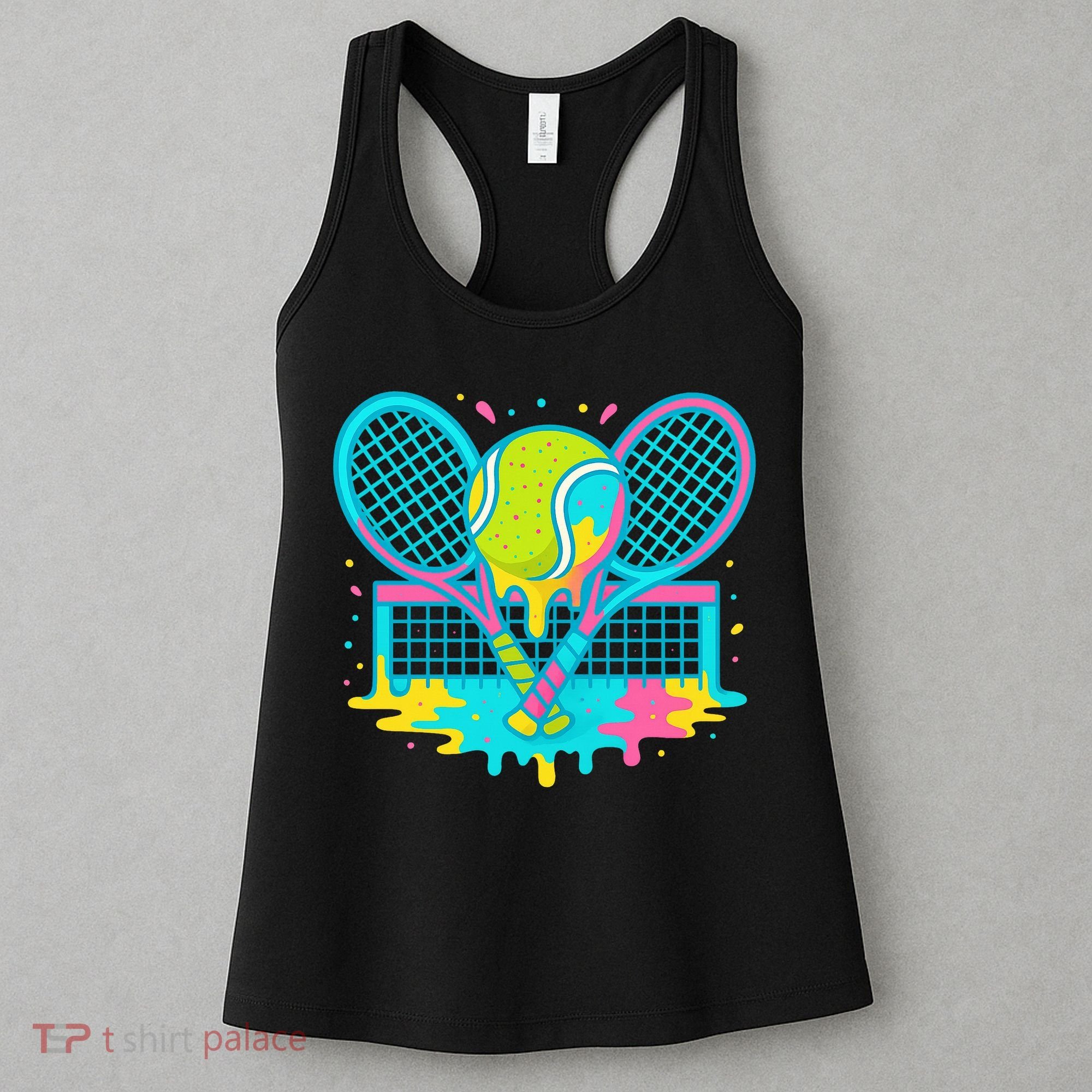 Tennis Ice Cream Drip Women's Tank Top