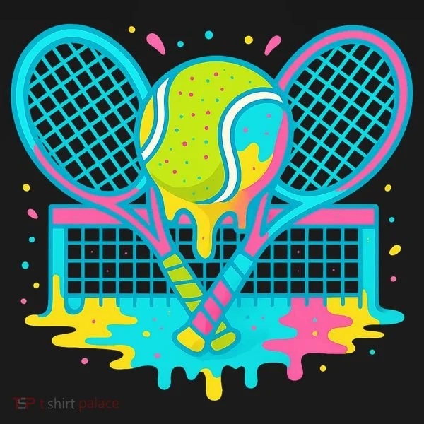 Tennis Ice Cream Drip Baby Bodysuit