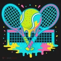 Tennis Ice Cream Drip Toddler Hoodie thumb 2