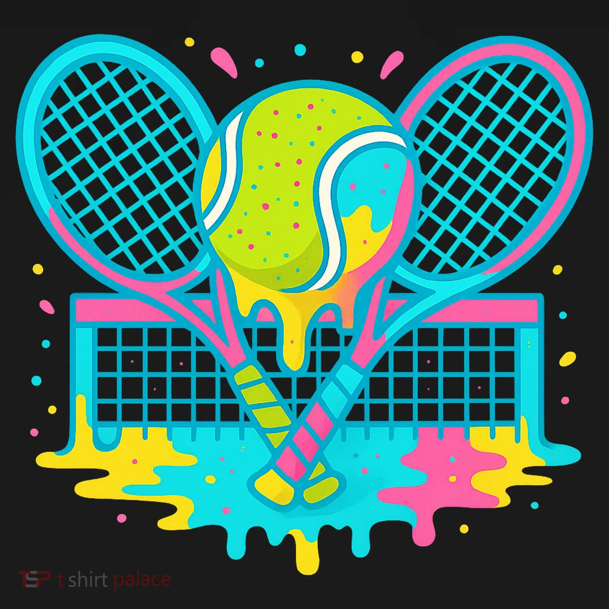 Tennis Ice Cream Drip Toddler Hoodie