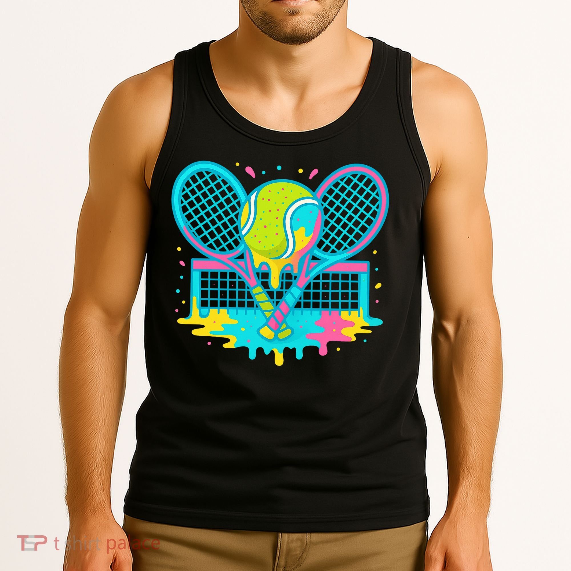 Tennis Ice Cream Drip Tank Top