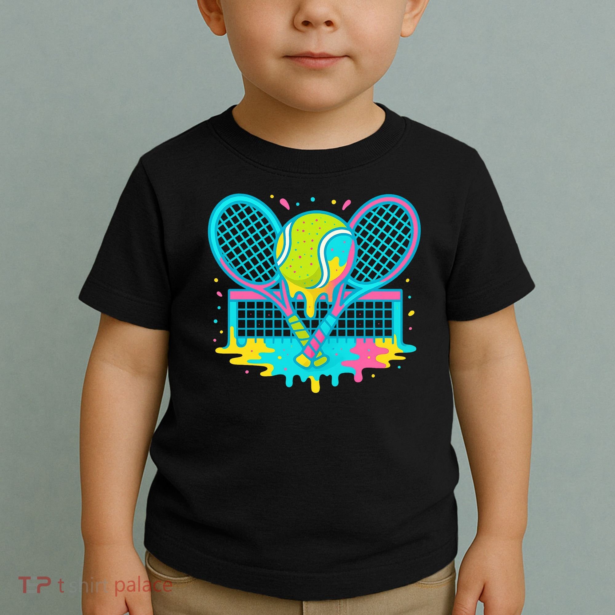 Tennis Ice Cream Drip Toddler T-Shirt