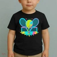 Tennis Ice Cream Drip Toddler T-Shirt thumb 2