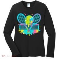 Tennis Ice Cream Drip Women's Long Sleeve Shirt thumb 0