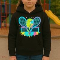 Tennis Ice Cream Drip Kids Hoodie thumb 3