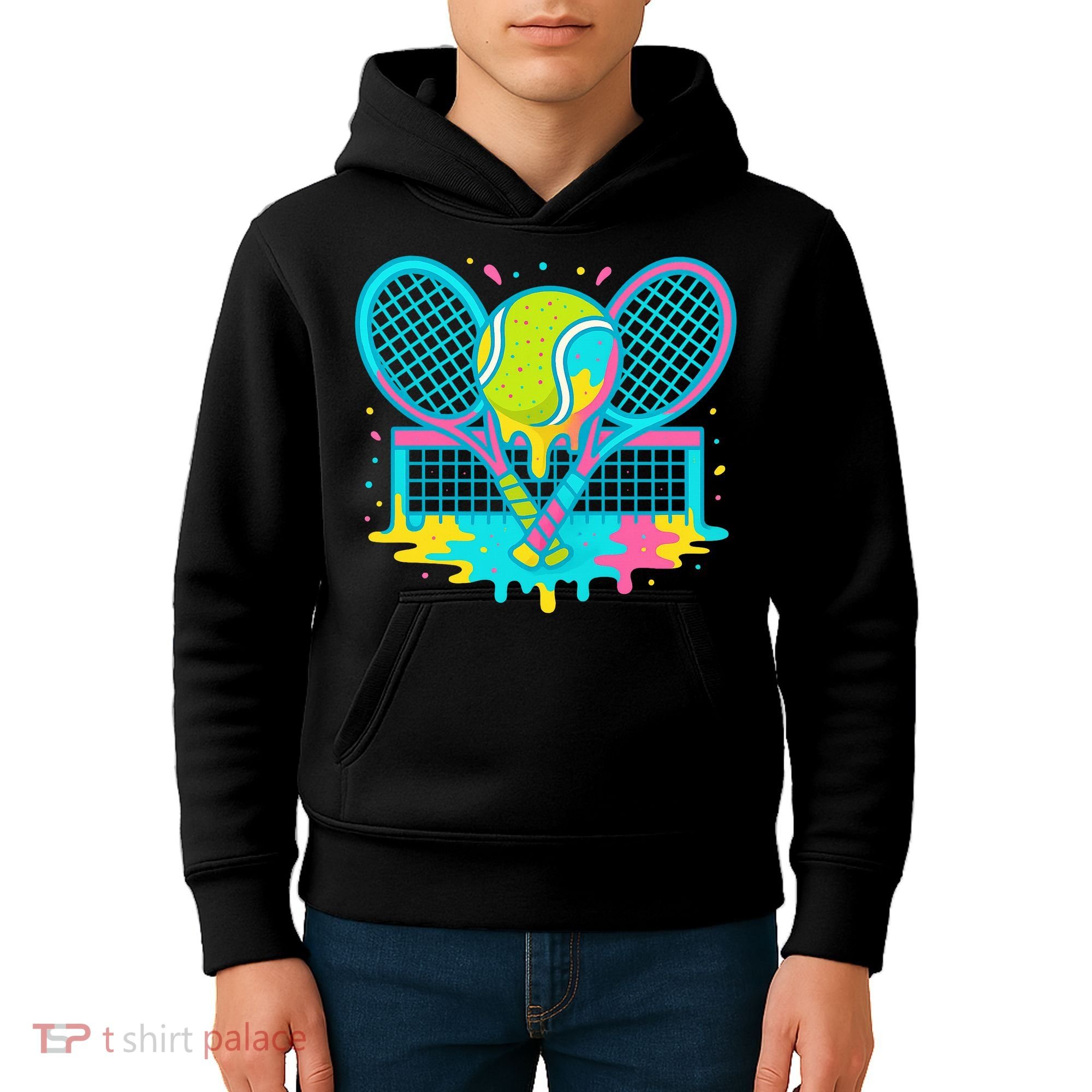 Tennis Ice Cream Drip Kids Hoodie
