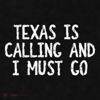 Texas is Calling and I Must Go Funny Home State Ladies PosiCharge Tri-Blend Wicking Tank thumb 2