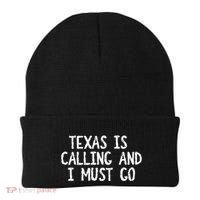 Texas is Calling and I Must Go Funny Home State Beanie thumb 0