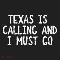 Texas is Calling and I Must Go Funny Home State Golf Towel thumb 3