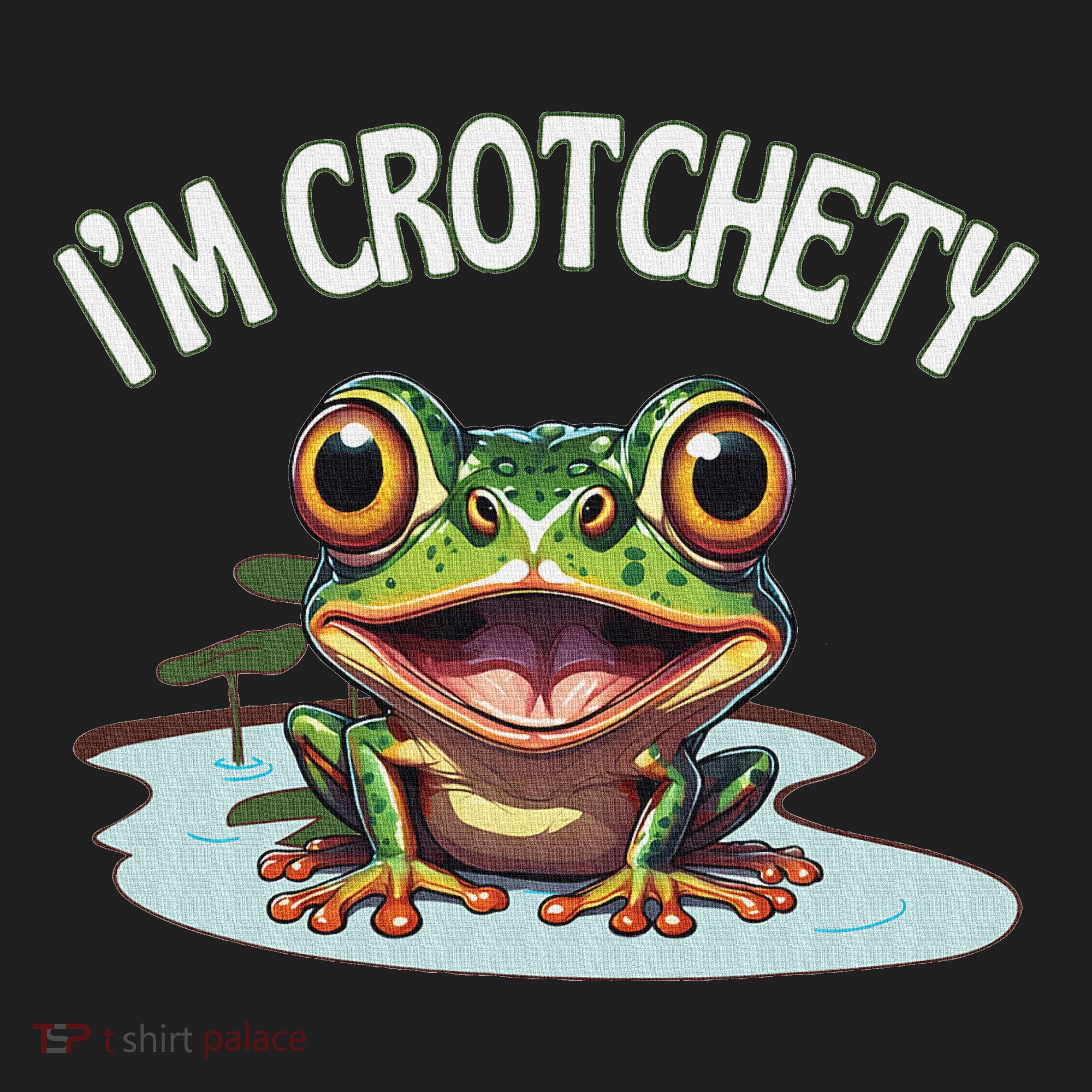 Toad I’M Crotchety Cranky Ill Tempered Bad Mood Annoying Fun Hat
