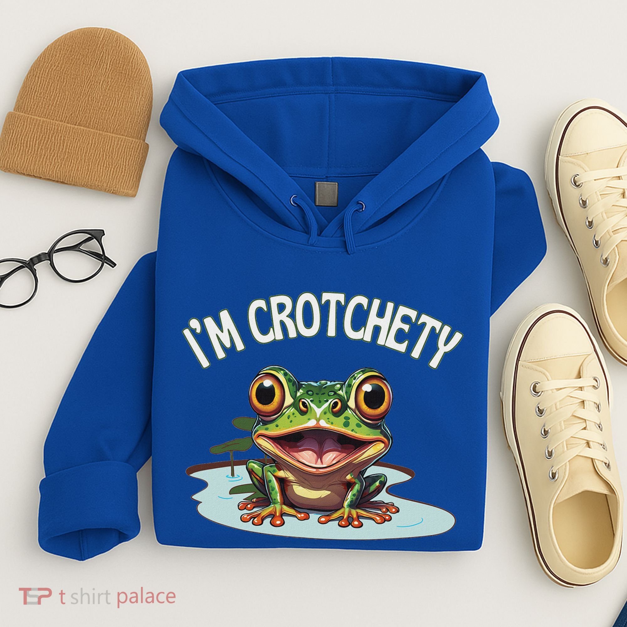 Toad I’M Crotchety Cranky Ill Tempered Bad Mood Annoying Fun Hoodie