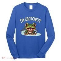 Toad I’M Crotchety Cranky Ill Tempered Bad Mood Annoying Fun Long Sleeve Shirt thumb 0