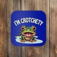 Toad I’M Crotchety Cranky Ill Tempered Bad Mood Annoying Fun Coaster thumb 0