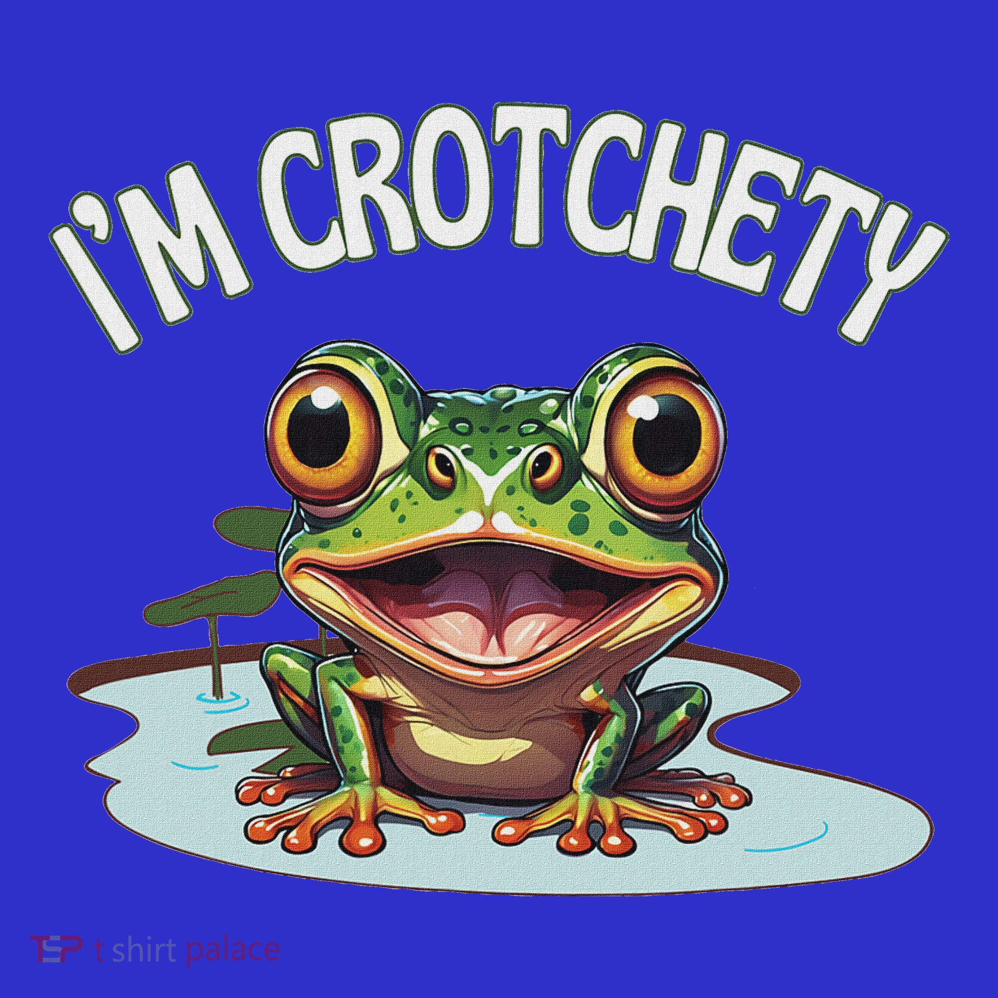 Toad I’M Crotchety Cranky Ill Tempered Bad Mood Annoying Fun Coaster