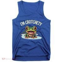 Toad I’M Crotchety Cranky Ill Tempered Bad Mood Annoying Fun Tank Top thumb 0